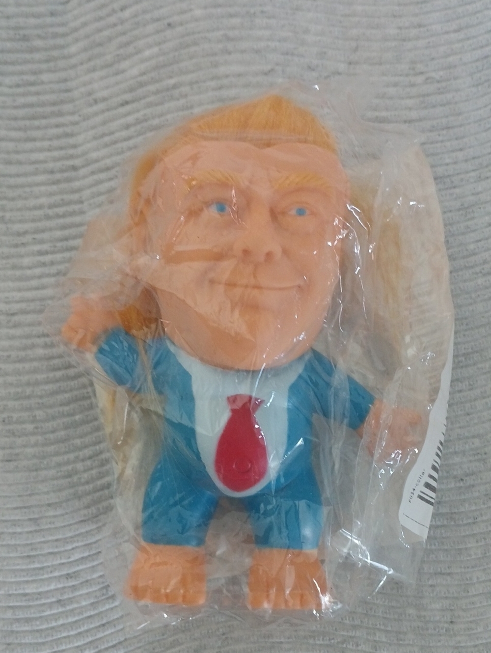 Blue Suit Character Squeeze Toy with Red Tie D.Trump